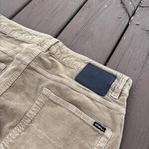 O’Neill Tan Corduroy Pants – Men’s Slim Straight Tan Skate Surf Casual Trousers
